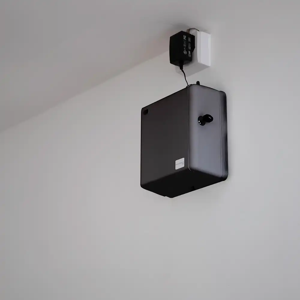 Premium scenting product fitted to wall